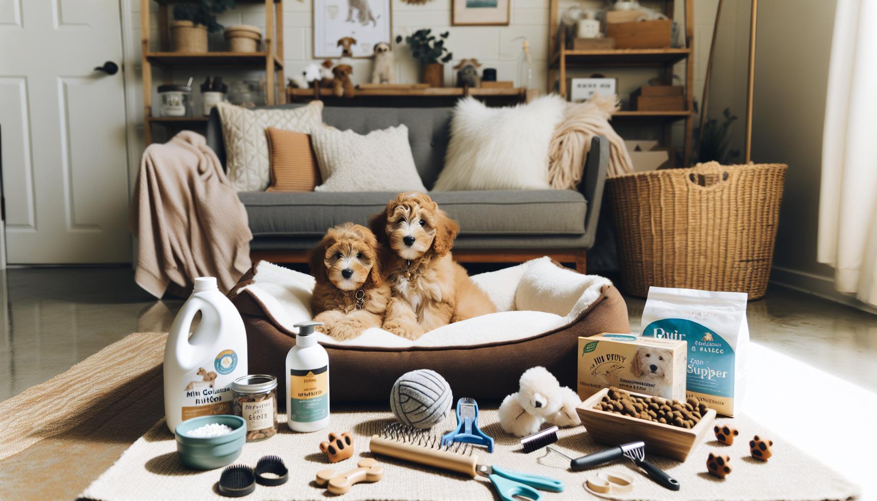Essential Supplies for Your New Mini Goldendoodle Puppy